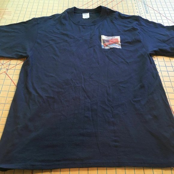 #37 PORT & COMPANY bill of rights t-shirt constitution flag theme - Picture 8 of 8